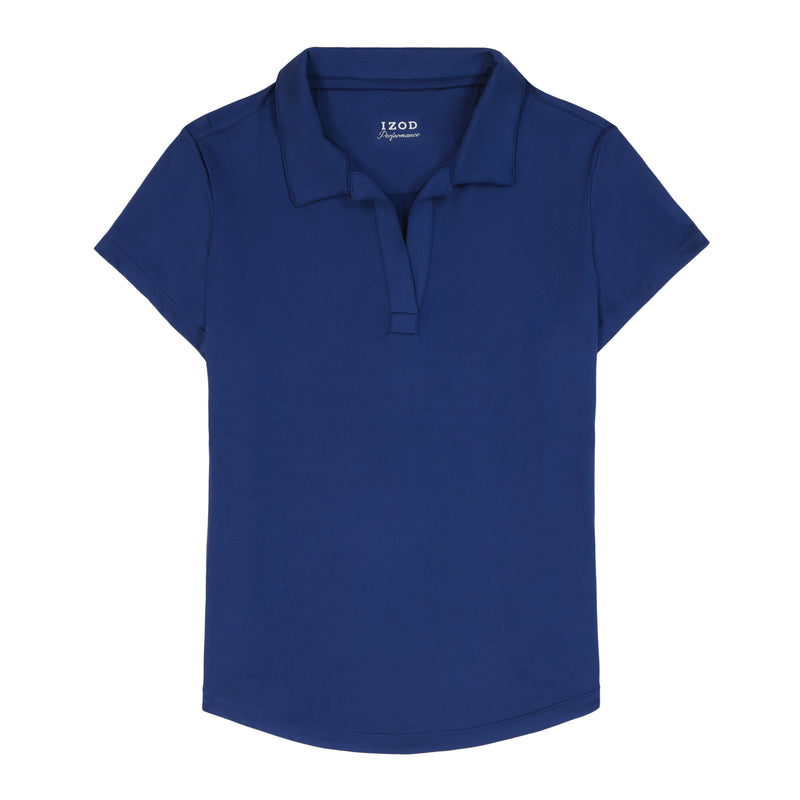 SIMONE SHORT SLEEVE POLO - MEDIEVAL BLUE