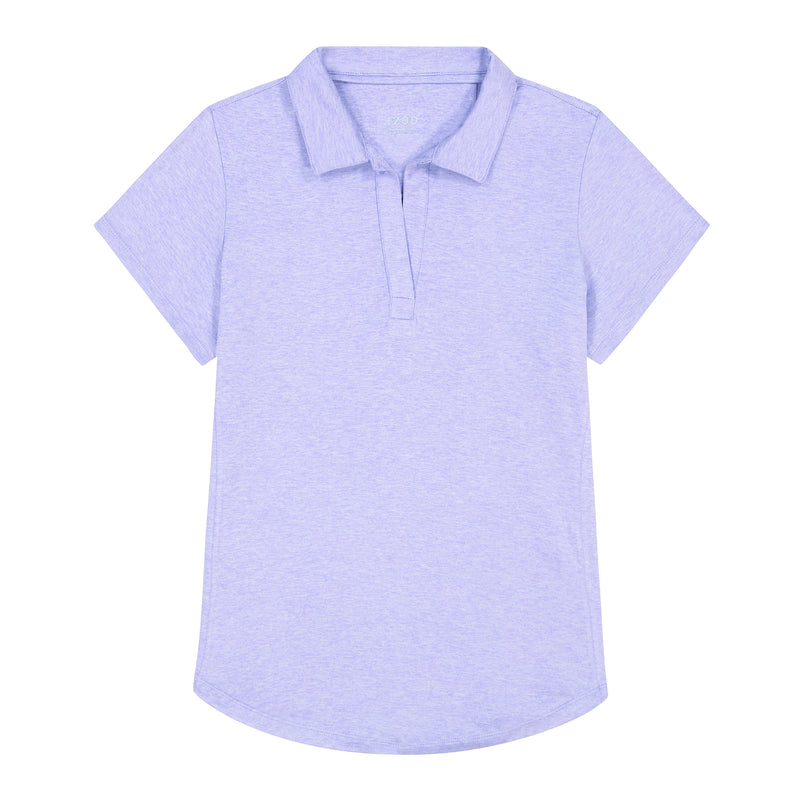 SIMONE SHORT SLEEVE POLO - VIOLET TULIP