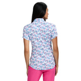 ALLY PERFORMANCE STRETCH COLLARED SHORT SLEEVE POLO - BRIGHT WHITE