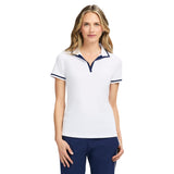 CYDNEY JOHNNY COLLAR POLO - BRIGHT WHITE