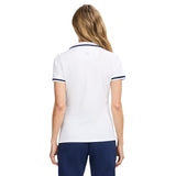 CYDNEY JOHNNY COLLAR POLO - BRIGHT WHITE