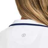 CYDNEY JOHNNY COLLAR POLO - BRIGHT WHITE