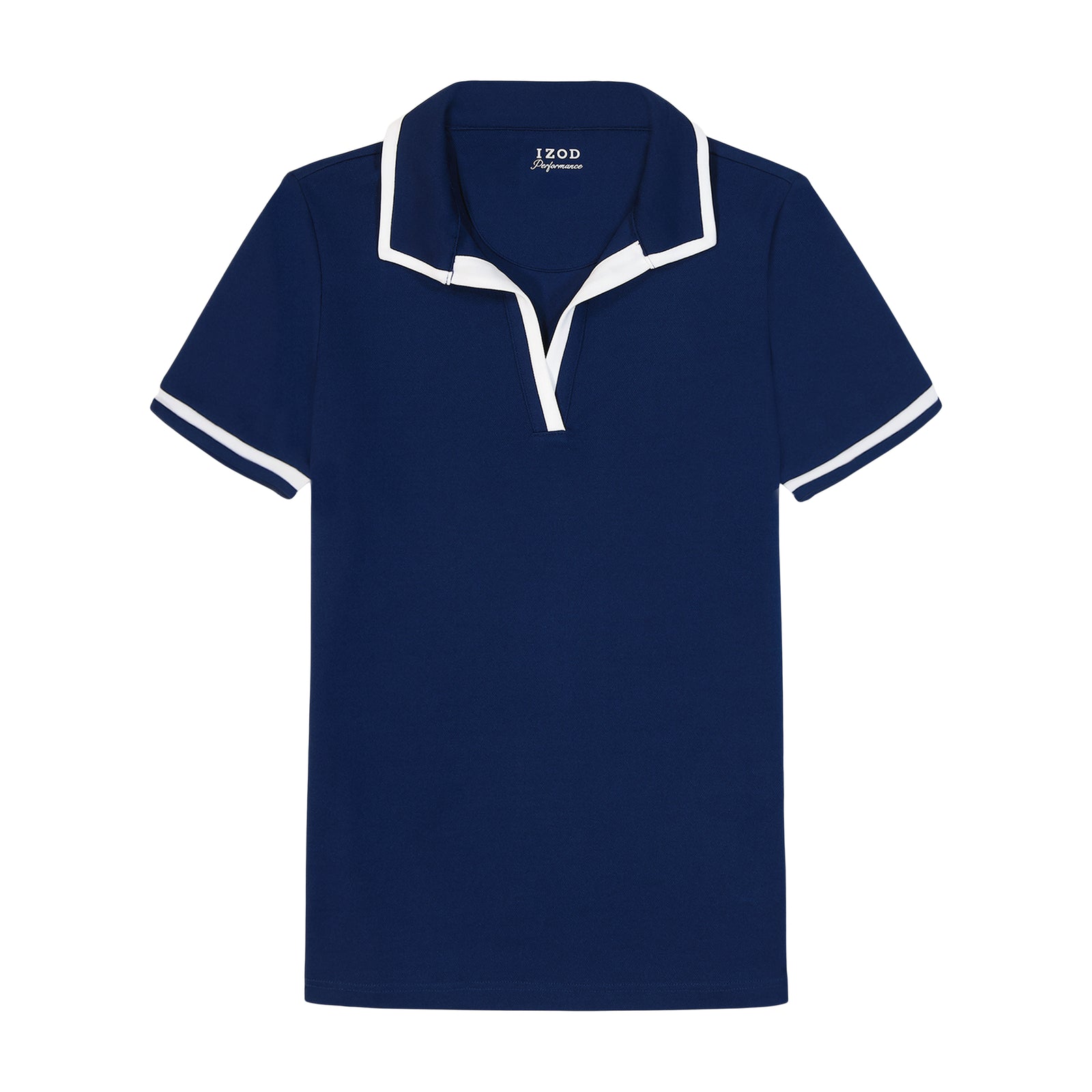 Cydney Johnny Collar Top - Medieval Blue – IZOD