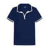 CYDNEY JOHNNY COLLAR POLO - MEDIEVAL BLUE