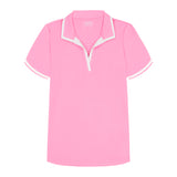 CYDNEY JOHNNY COLLAR POLO - SACHET PINK