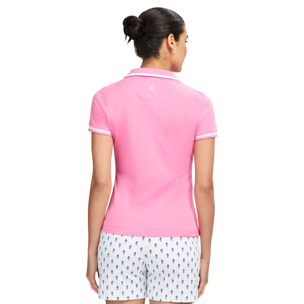 CYDNEY JOHNNY COLLAR POLO - SACHET PINK