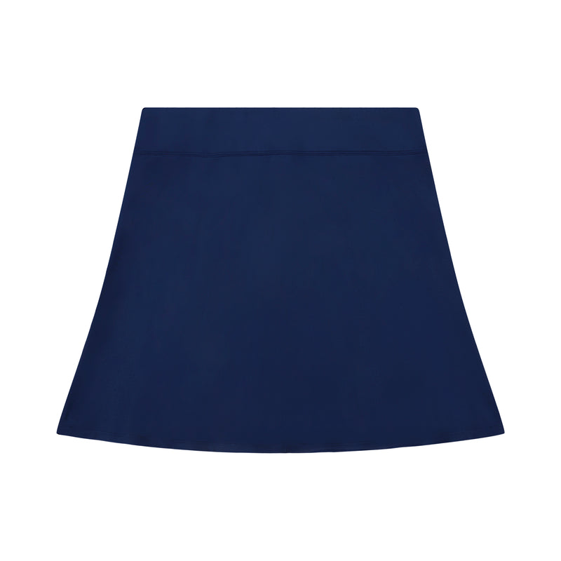 L'ACEY PERFORMANCE STRETCH 17" GOLF PULL ON SKORT - MEDIEVAL BLUE