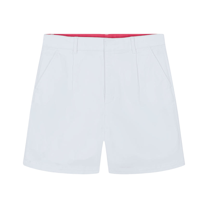 TINA PERFORMANCE STRETCH 5" TWILL SHORT - BRIGHT WHITE