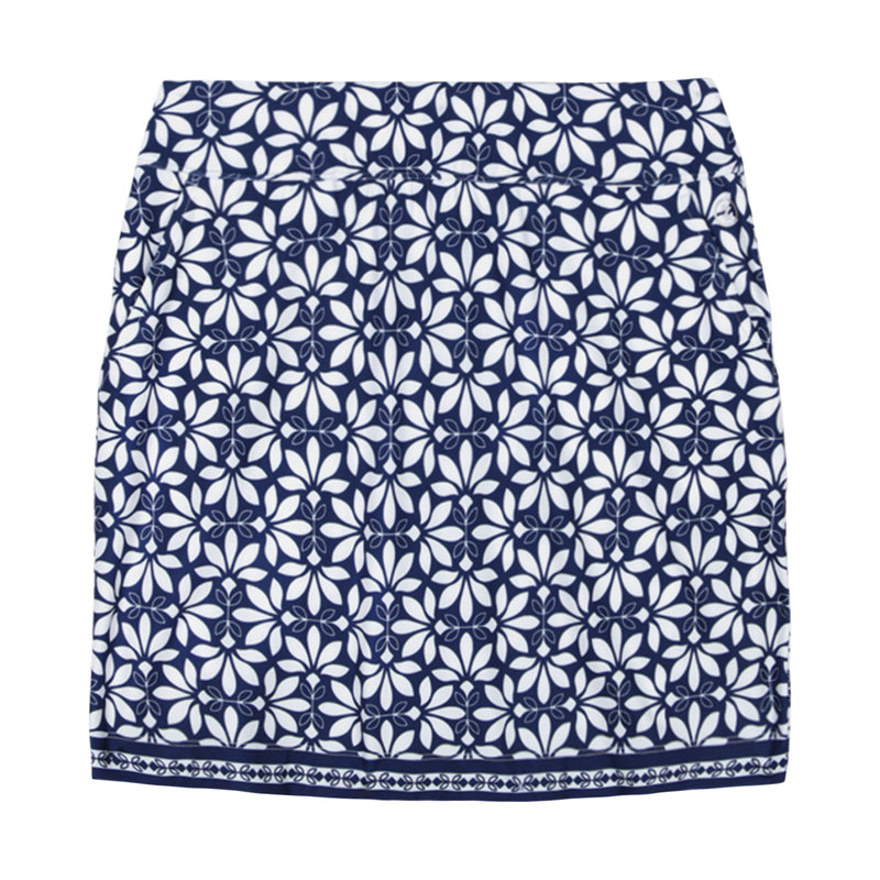 BREE PERFORMANCE STRETCH 17" SKORT - MEDIEVAL BLUE