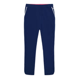 CANDI PERFORMANCE STRETCH ATHLETIC PIPED PANTS - MEDIEVAL BLUE