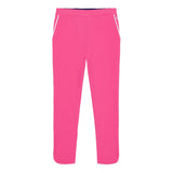 CANDI PERFORMANCE STRETCH ATHLETIC PIPED PANTS - HOT PINK