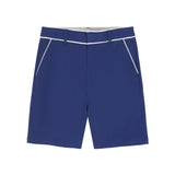 MARTINA PIPED TWILL SHORT - MEDIEVAL BLUE