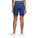 MARTINA PIPED TWILL SHORT - MEDIEVAL BLUE
