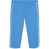 BILLIE PIPED SOLID CAPRI PANT - LITTLE BOY BLUE