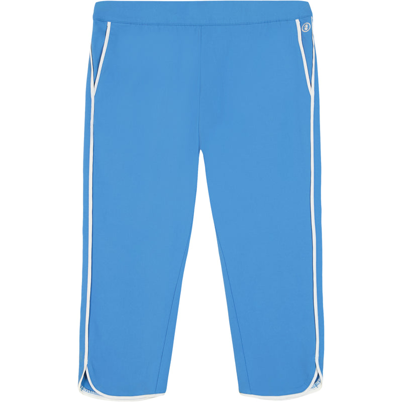 BILLIE PIPED SOLID CAPRI PANT - LITTLE BOY BLUE