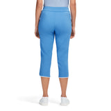 BILLIE PIPED SOLID CAPRI PANT - LITTLE BOY BLUE