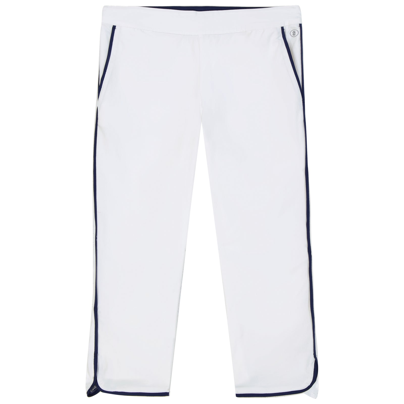 BILLIE PIPED SOLID CAPRI PANT - BRIGHT WHITE – IZOD