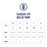 BILLIE PIPED PRINTED CAPRI PANT - MEDIEVAL BLUE