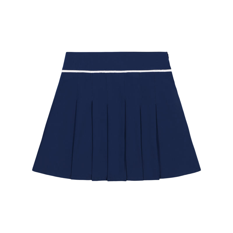 NAIOMY PLEATED SKORT - MEDIEVAL BLUE