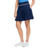 NAIOMY PLEATED SKORT - MEDIEVAL BLUE