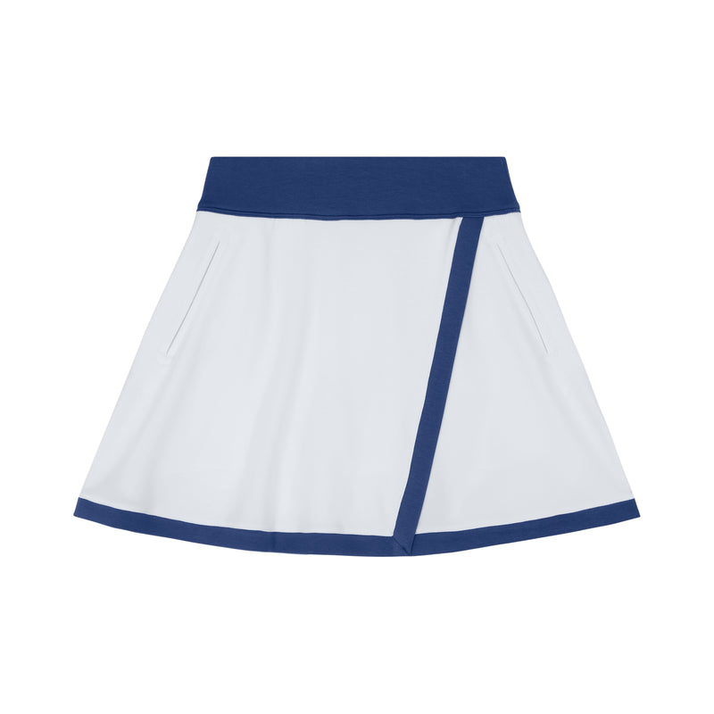 PENNY PULL ON SKORT - BRIGHT WHITE