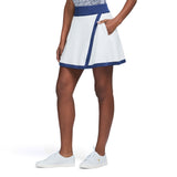 PENNY PULL-ON SKORT - BRIGHT WHITE