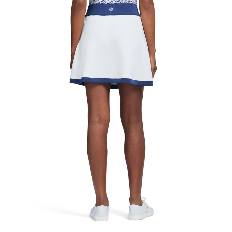 PENNY PULL ON SKORT - BRIGHT WHITE