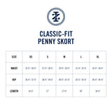 PENNY PULL ON SKORT - MEDIEVAL BLUE