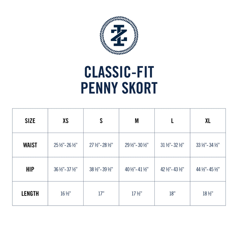 PENNY PULL ON SKORT - MEDIEVAL BLUE