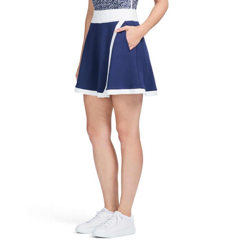 PENNY PULL ON SKORT - MEDIEVAL BLUE