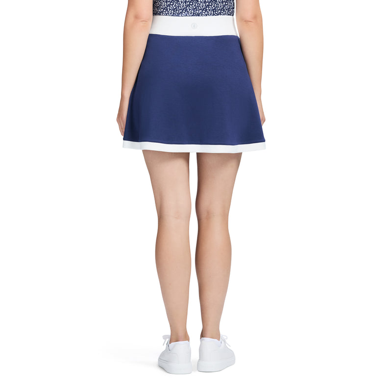 PENNY PULL ON SKORT - MEDIEVAL BLUE