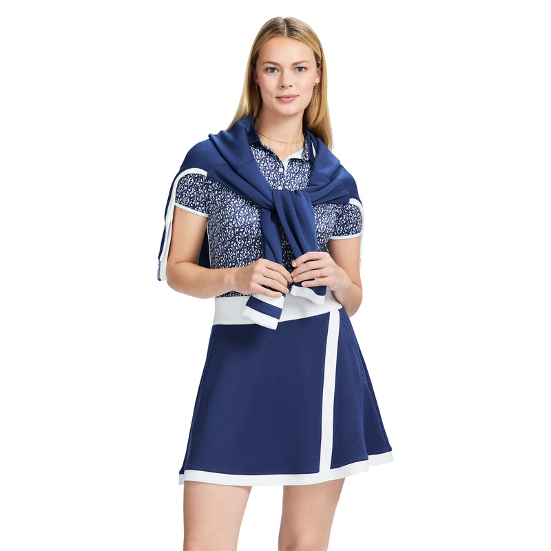 PENNY PULL ON SKORT - MEDIEVAL BLUE