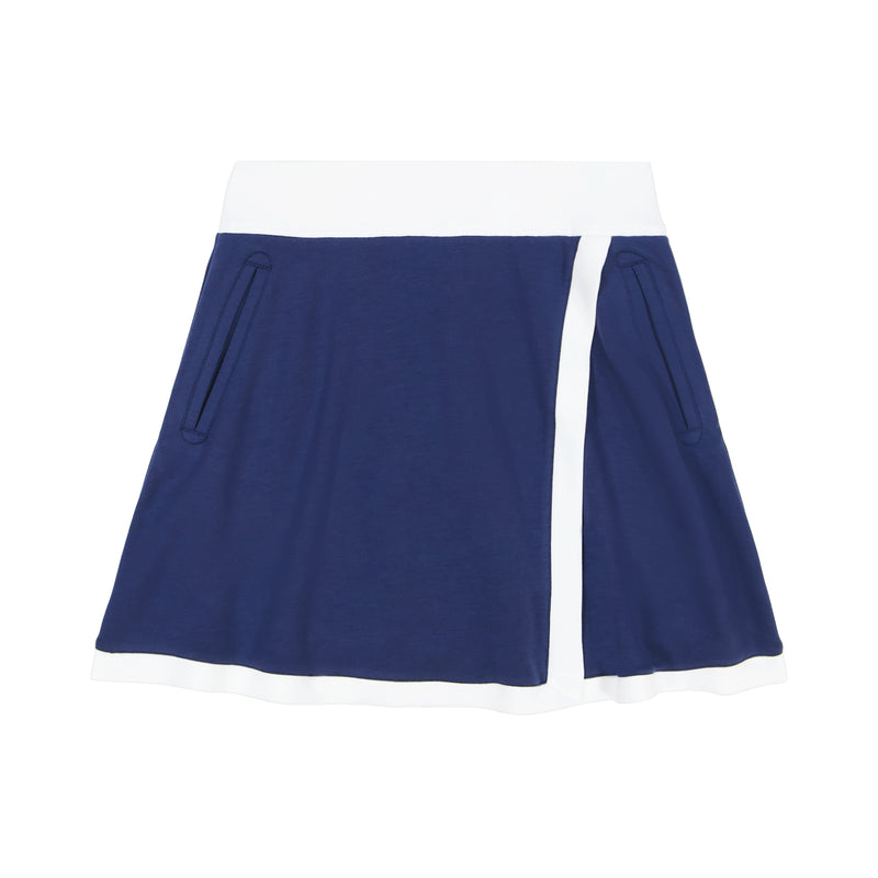 PENNY PULL ON SKORT - MEDIEVAL BLUE