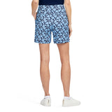 KRYSTINA PRINTED TWILL SHORT - MEDIEVAL BLUE
