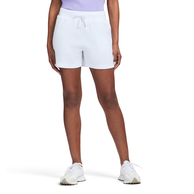 SHARA PULL-ON SLUB SHORT - BRIGHT WHITE