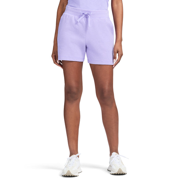 SHARA PULL-ON SLUB SHORT - VIOLET TULIP