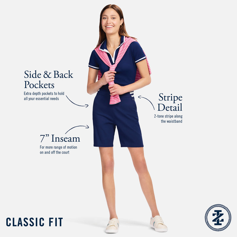 KATHRYN CLUB SHORT - MEDIEVAL BLUE