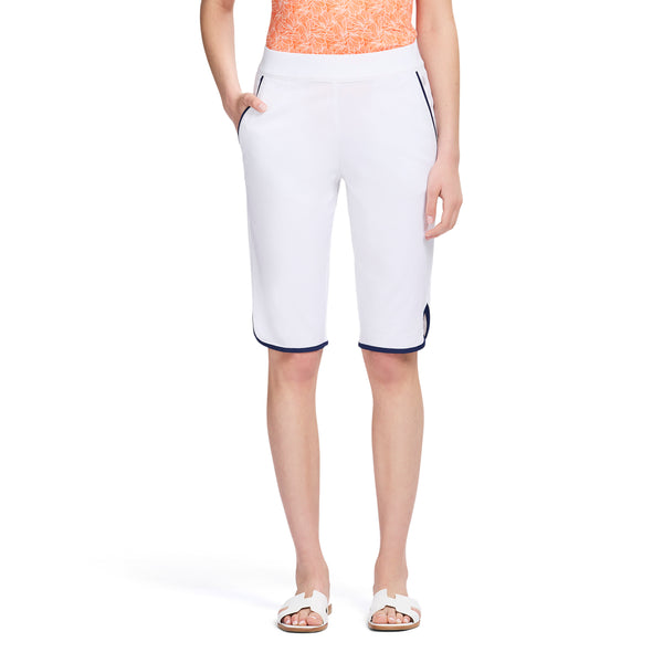 BONNIE PIPED SKIMMER - BRIGHT WHITE