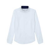 CASSIE PERFORMANCE STRETCH ZIP-UP ATHLETIC LIGHTWEIGHT JACKET - BRIGHT WHITE