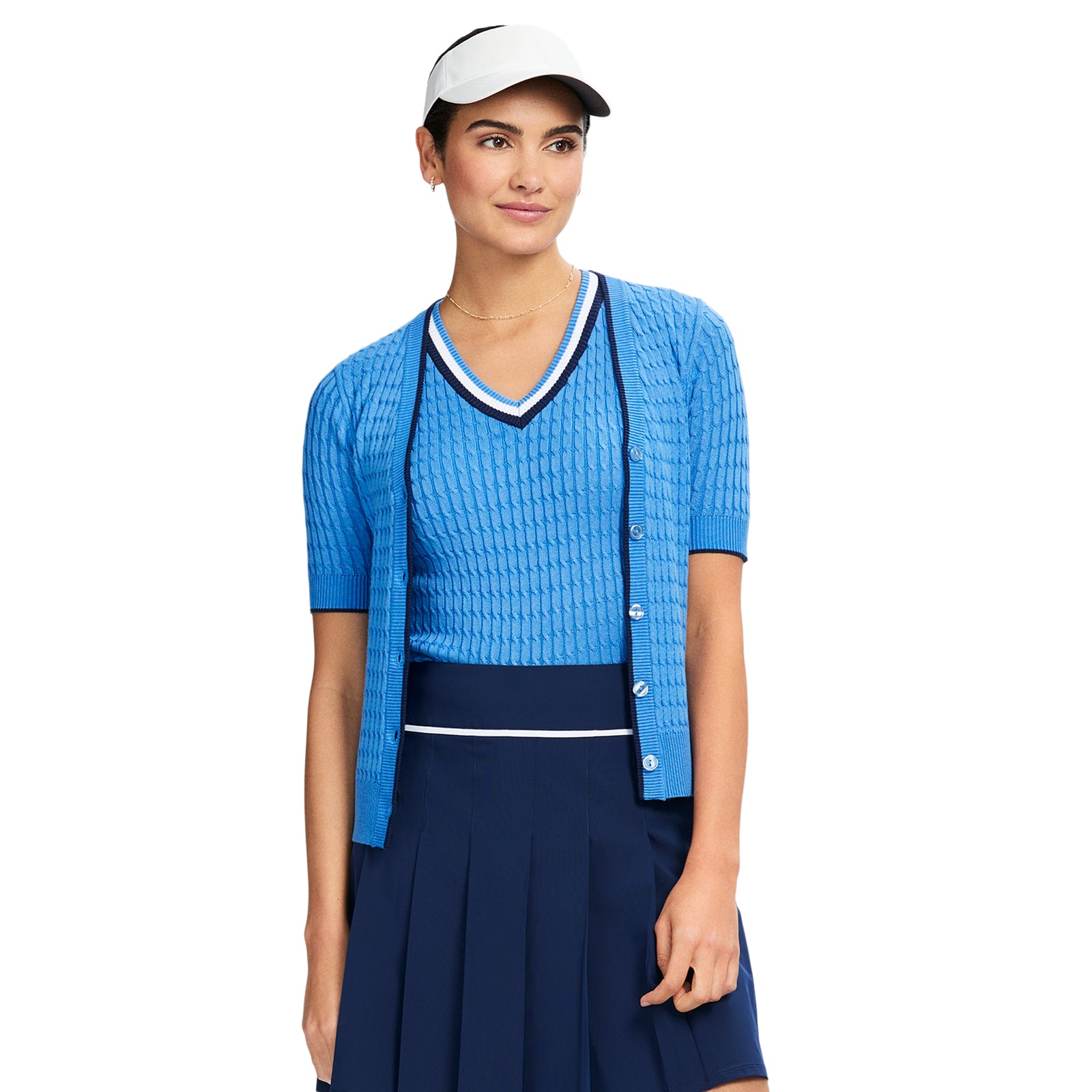Calista 3/4 Slv Swtr - Little Boy Blue – IZOD