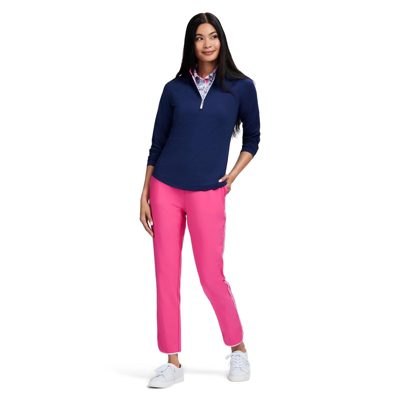 PALOMA 1/4 ZIP PULLOVER - MEDIEVAL BLUE – IZOD