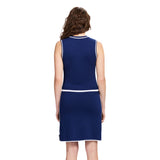 JAMIE SWEATER DRESS - MEDIEVAL BLUE