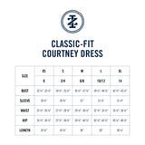 COURTNEY ZIP DRESS - MEDIEVAL BLUE