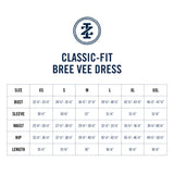 BREE BRUNCH VEE’ DRESS - MEDIEVAL BLUE