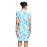 SARA PRINTED SHORT SLEEVE DRESS - LITTLE BOY BLUE