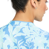 SARA PRINTED SHORT SLEEVE DRESS - LITTLE BOY BLUE