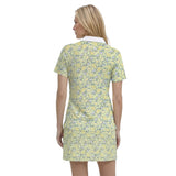 ALLY PRINTED S/S POLO - YARROW