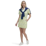 ALLY PRINTED S/S POLO - YARROW