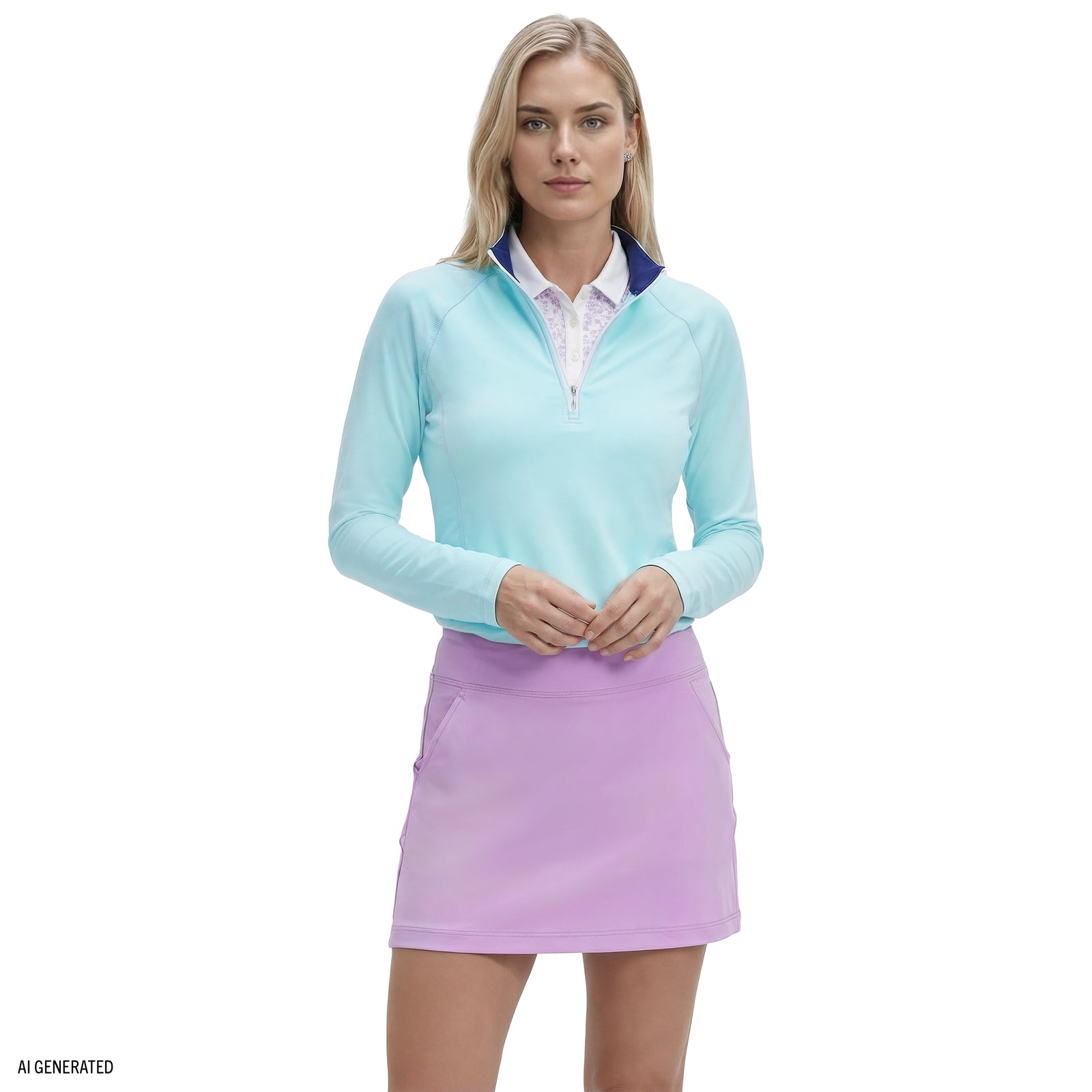 PALOMA 1/4 ZIP PULLOVER - ARUBA BLUE – IZOD