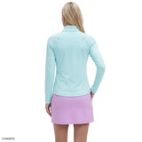 PALOMA 1/4 ZIP PULLOVER - ARUBA BLUE